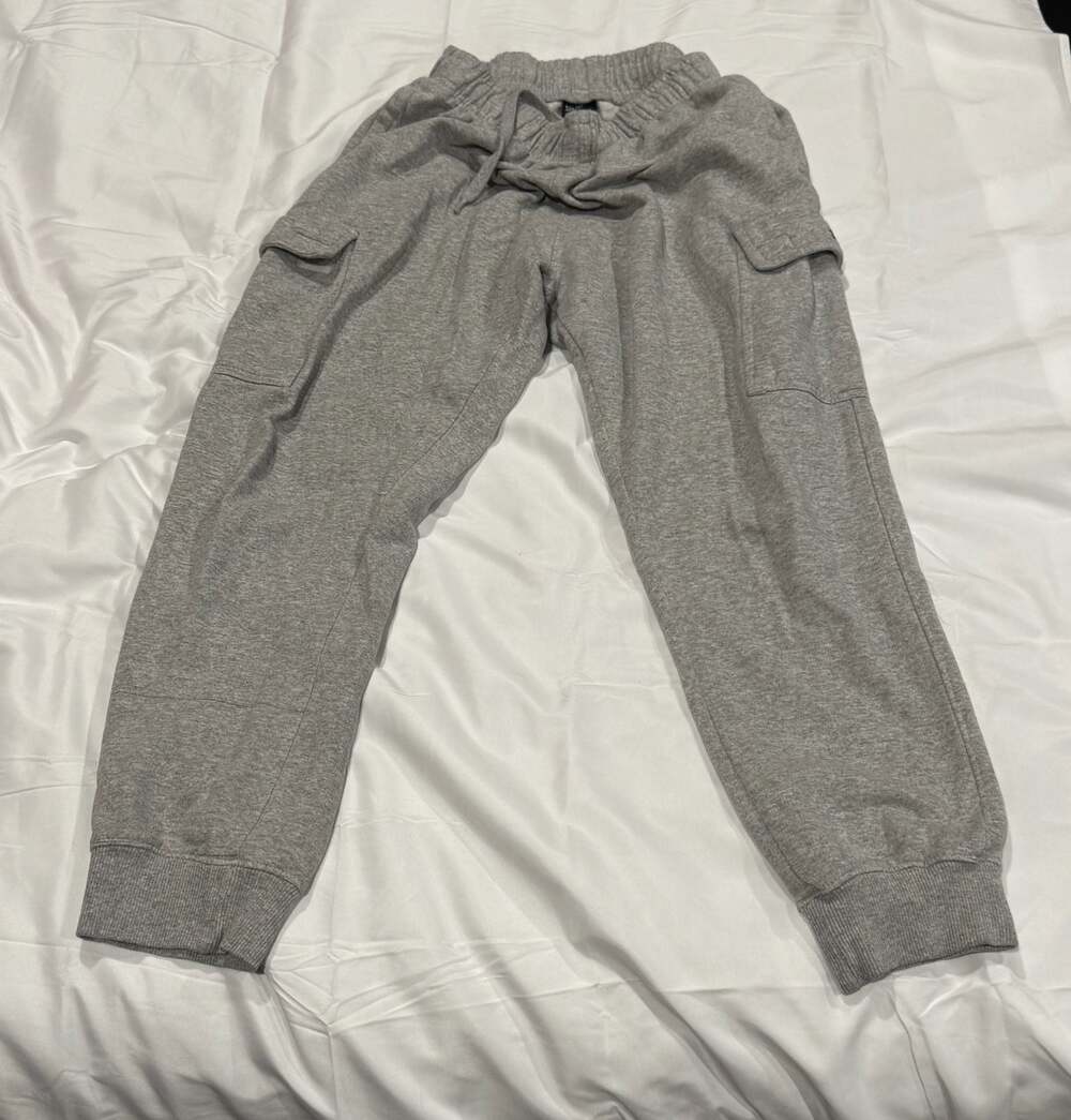Vintage Spalding Gray Cargo Sweatpants Joggers